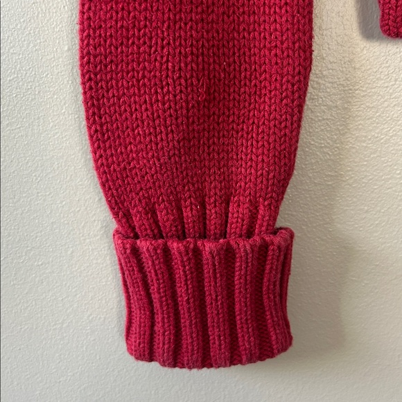 Vintage Tommy Hilfiger Red Crew Neck Sweater Big T Graphic Size XS/S - Picture 3 of 6